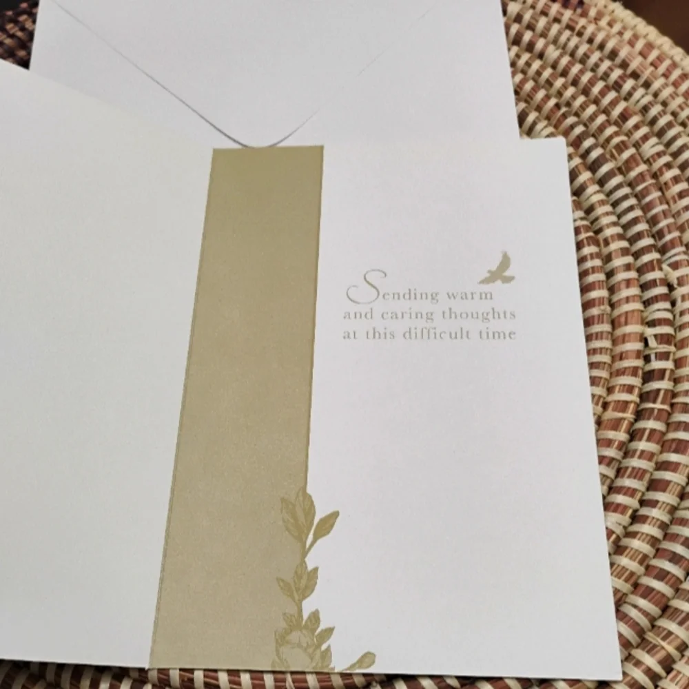 2 Greeting Cards - Wedding Celebration & Thinking of You NEW